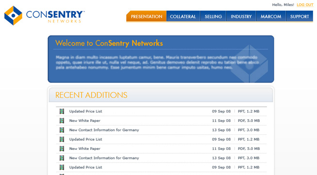 ConSentry Networks - File Management Application